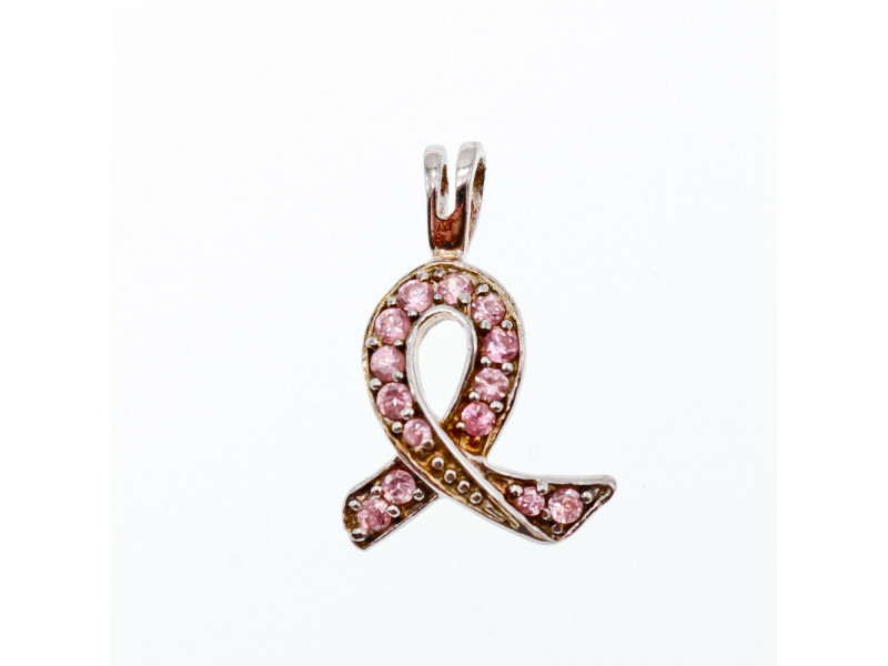 

Серебряный кулон 925 пробы с Розовыми Фианитами Sky Jewelry 001012
