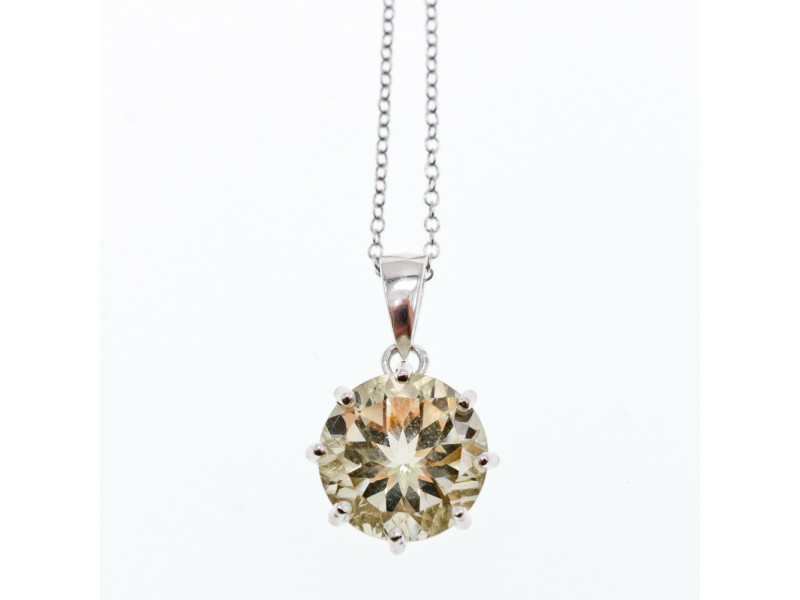 

Серебряная цепочка с кулоном цитрин Обаяние Натуральный Sky Jewelry 003024