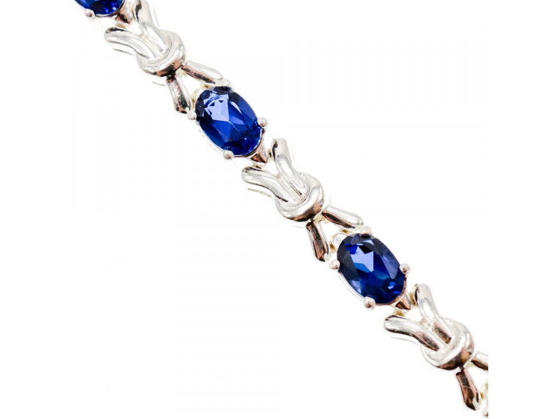 

Серебряный браслет 925 пробы с Топазом London Blue Sky Jewelry 001138