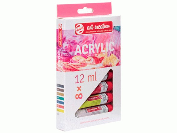 

Royal Talens Краски акриловые 8цв 12мл ArtCreation 9021708M
