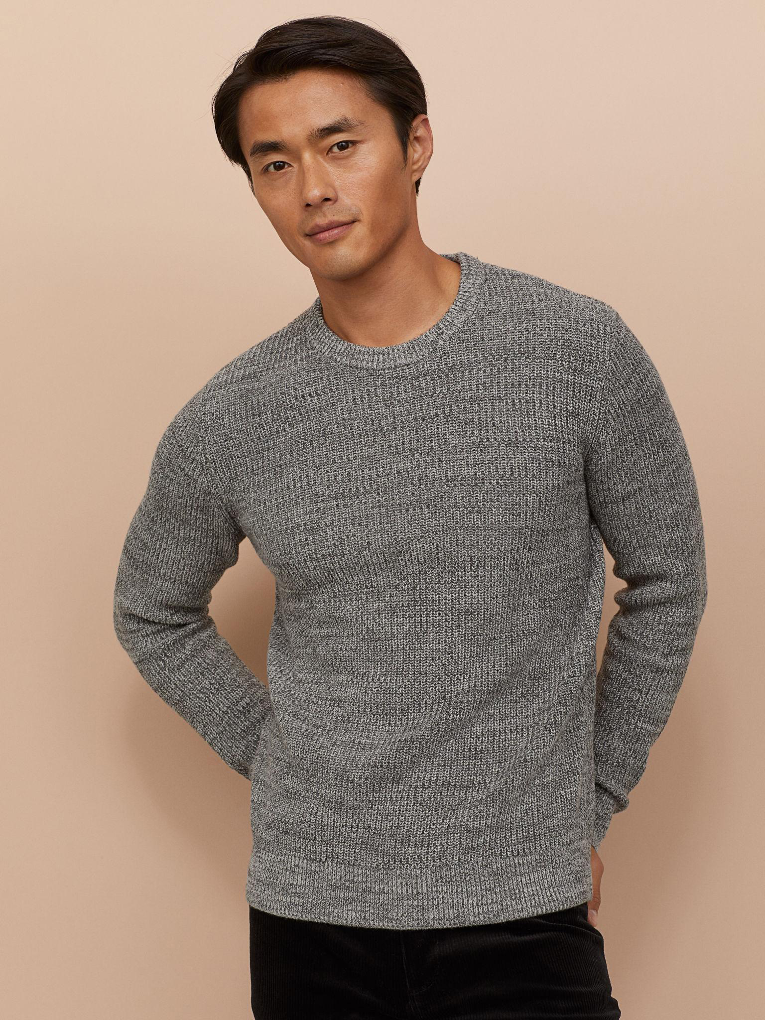 

Джемпер H&M XAZ153119BUWW  Серый/Черный, Джемпер H&M XAZ153119BUWW 2XL Серый/Черный