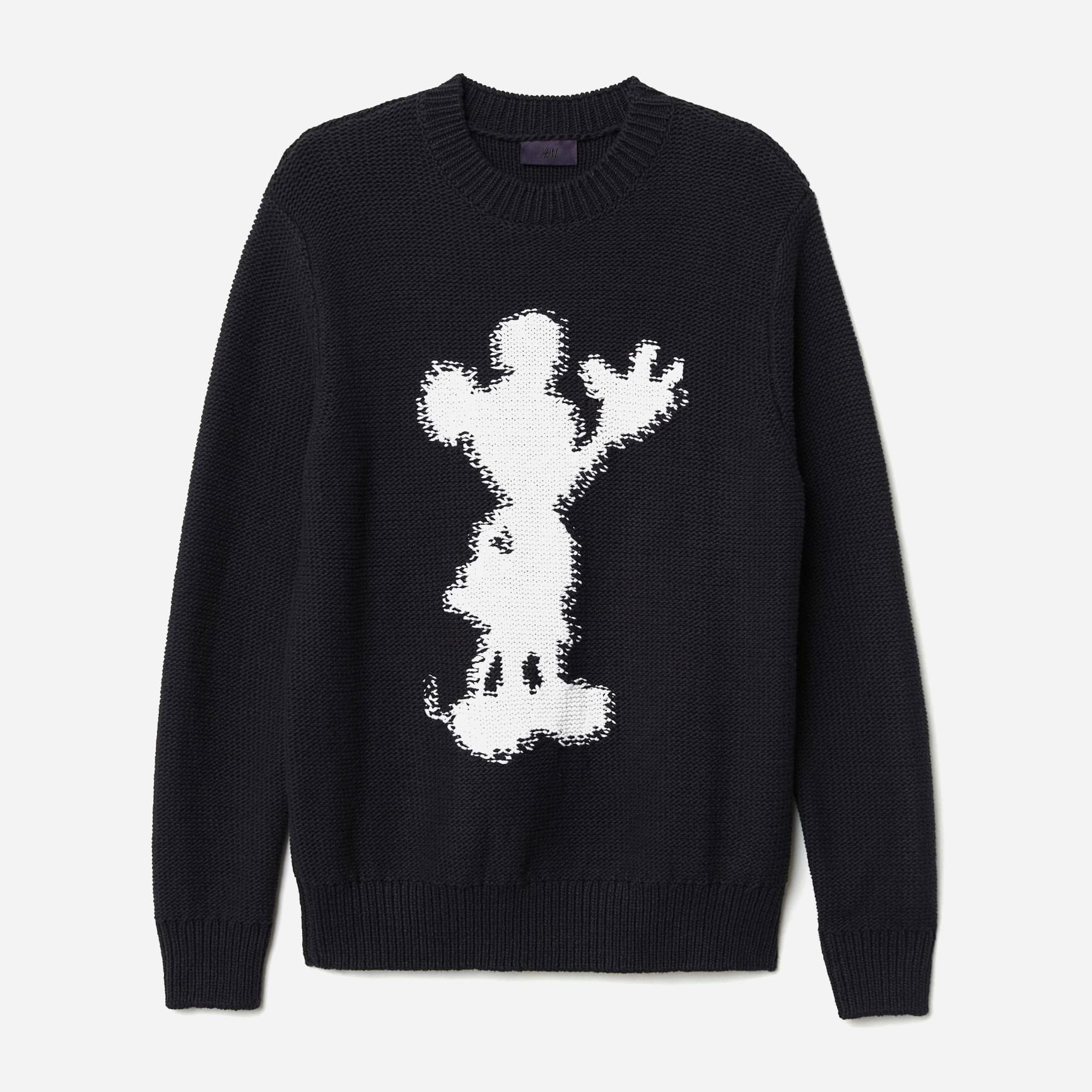 

Джемпер H&M XAZ163051CAQW XL Черный в белые узоры