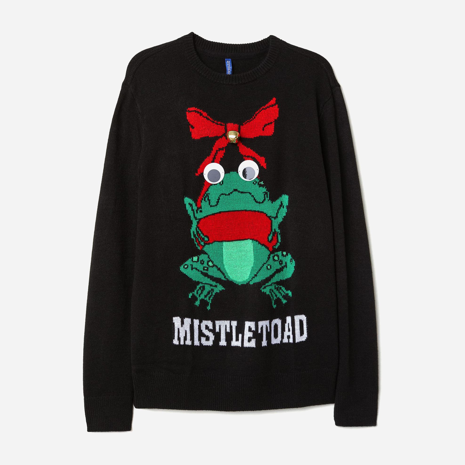 

Джемпер H&M Divided XAZ159126NSTR XL Черный в разноцветные узоры