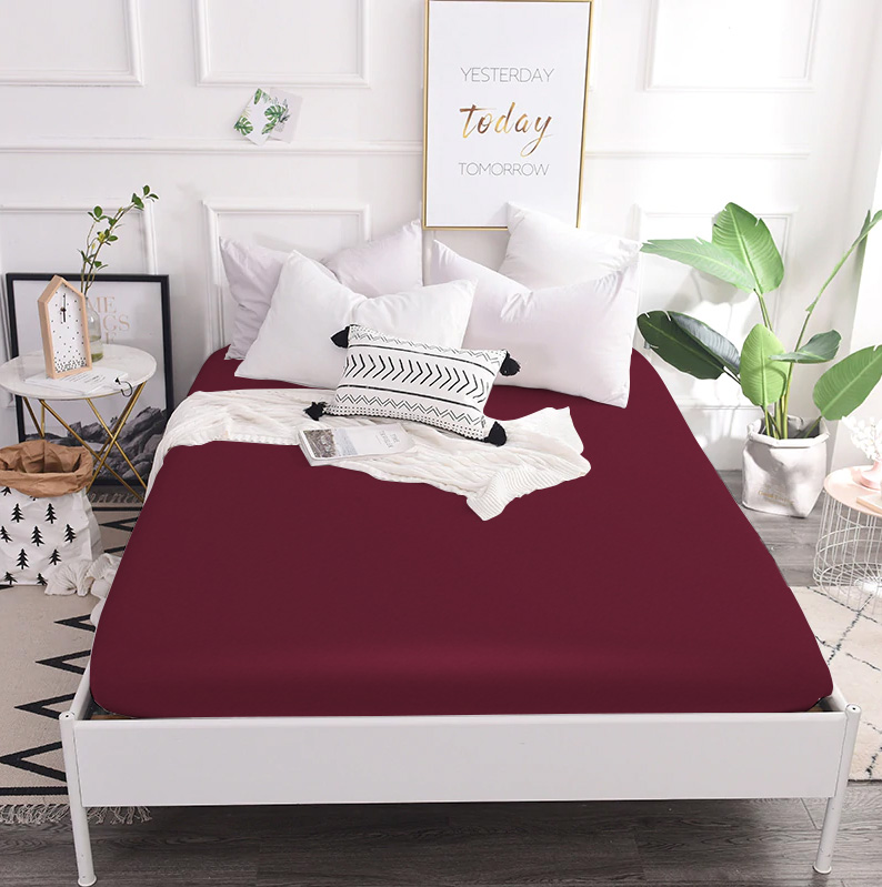 

Простынь на резинке трикотажная MirSon 19-407 Frederik Outlet 120x200 см