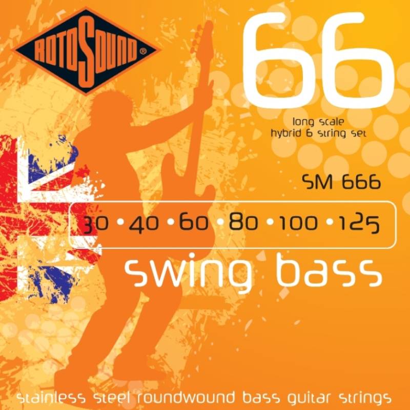 

Струны для бас-гитары ROTOSOUND SM666 57173