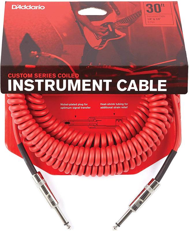 

Инструментальный кабель готовый PLANET WAVES PW-CDG-30RD 104567