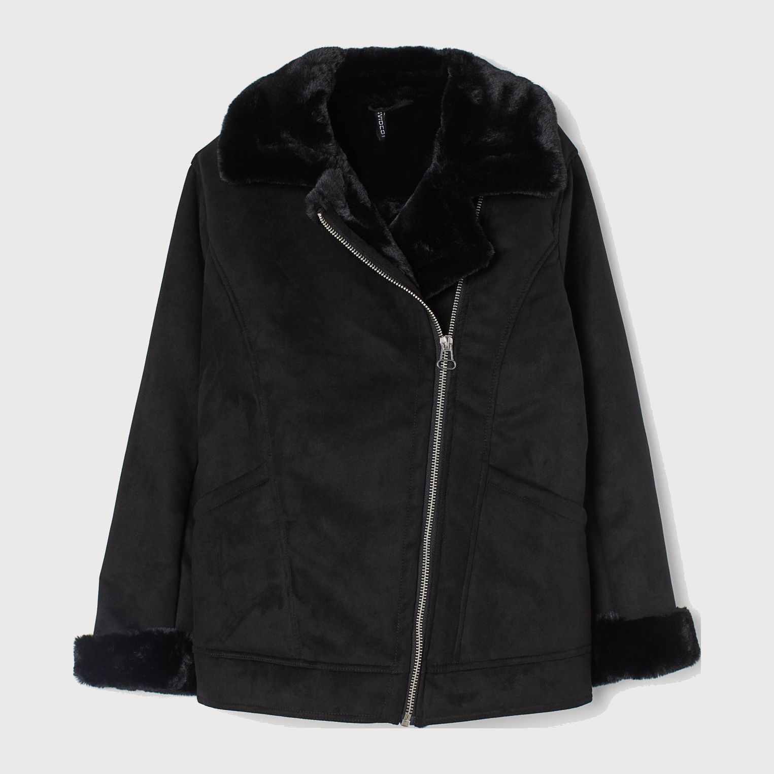 

Дубленка H&M 3007-9169662 M Черная