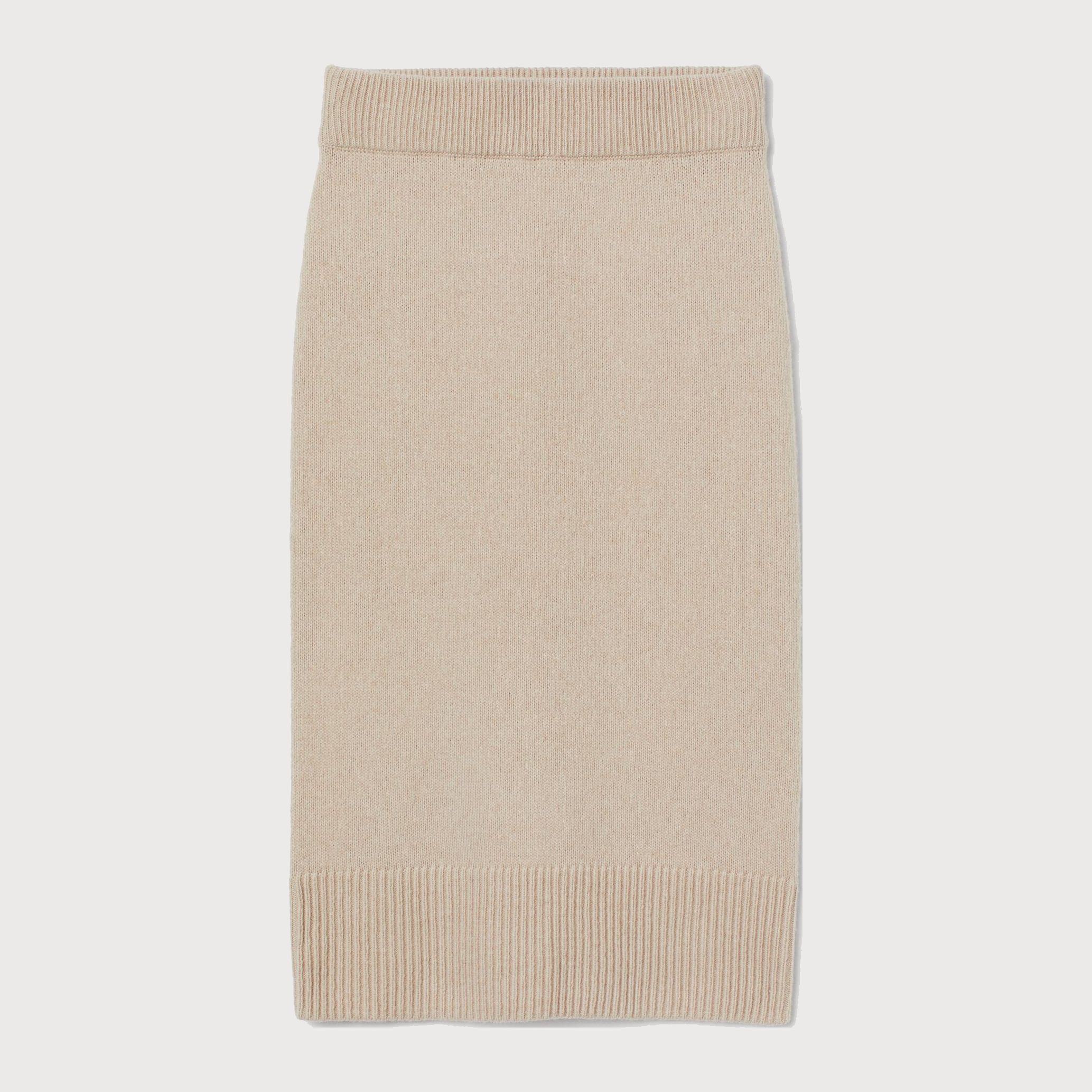 

Юбка H&M 3108-9293882 XL Светло-бежевая