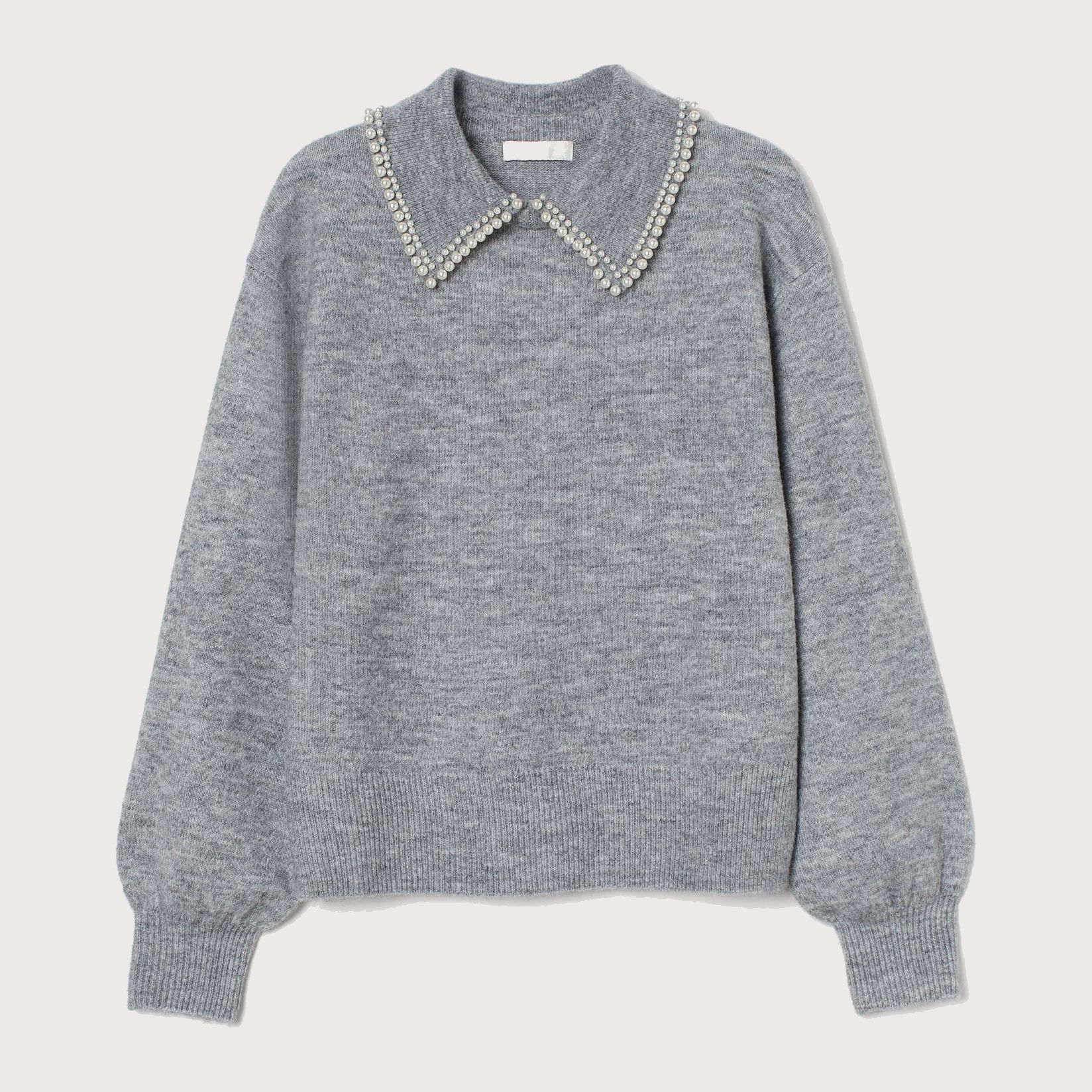 

Джемпер H&M 607-9340392 S Серый