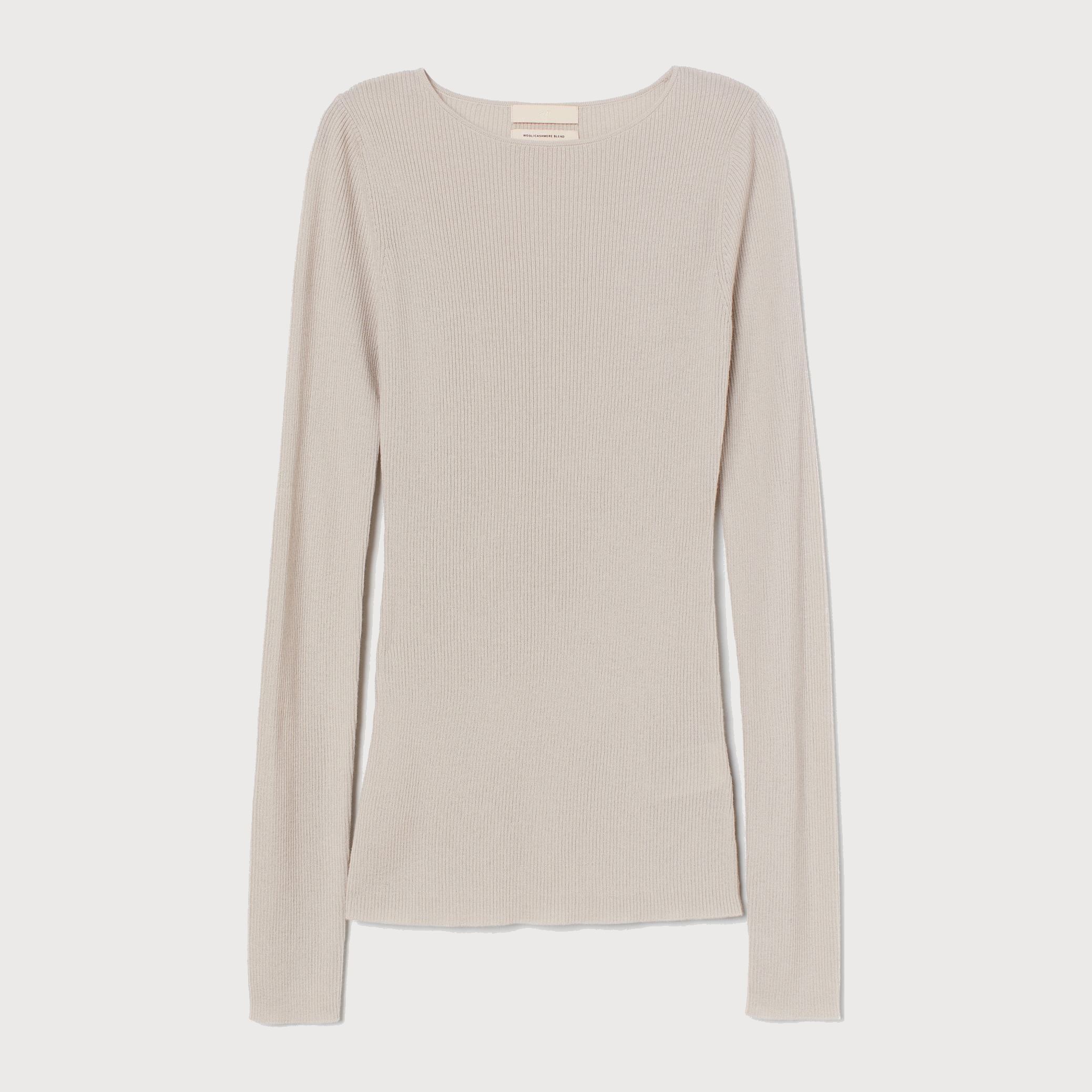 

Джемпер H&M 810-9177662 M Светло-бежевый