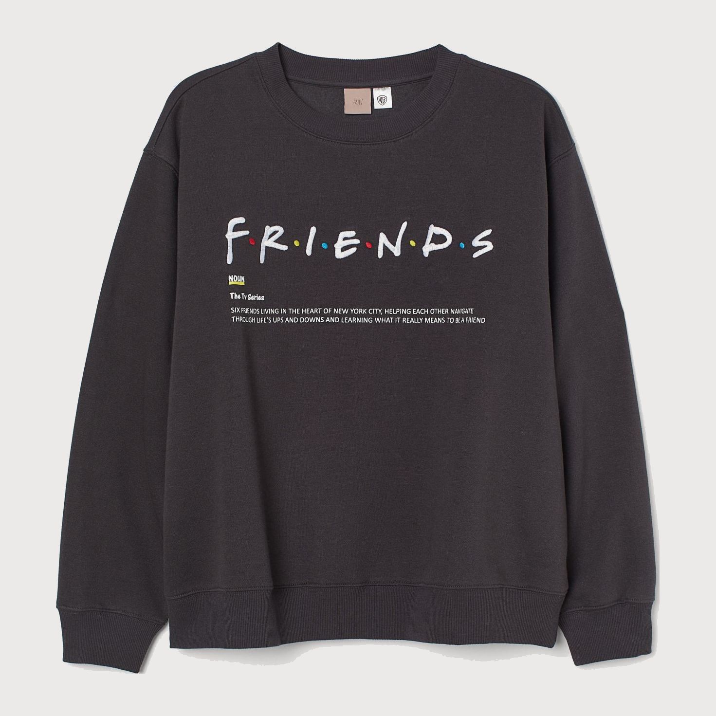 

Свитшот H&M 810-9424312 XL Темно-серый