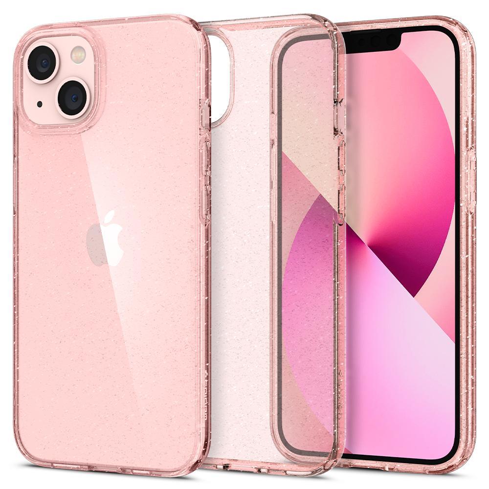 

Чехол Spigen Liquid Crystal Glitter для iPhone 13 Rose Quartz