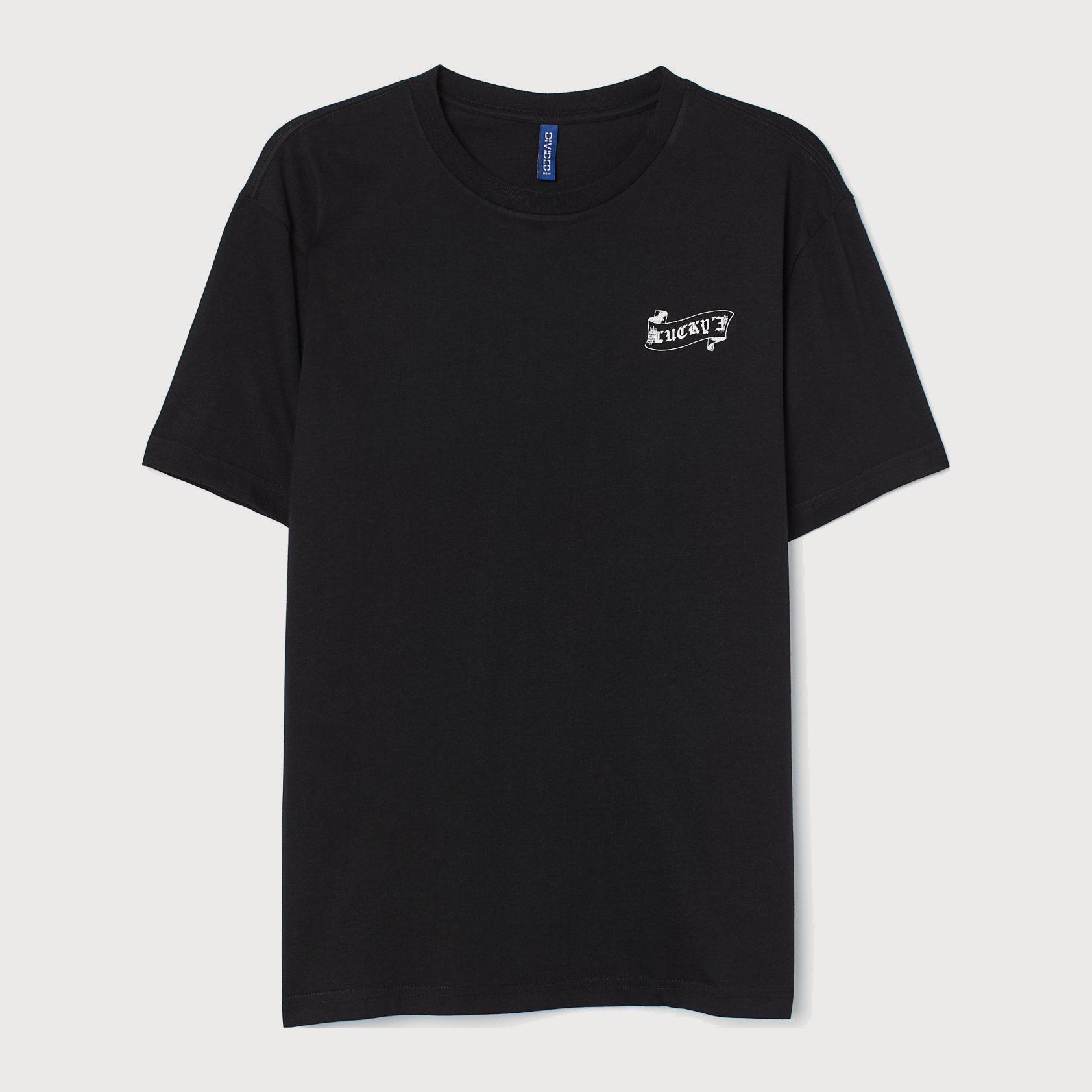 

Футболка H& 6840211bar  Черная, Футболка H&M 6840211bar M Черная