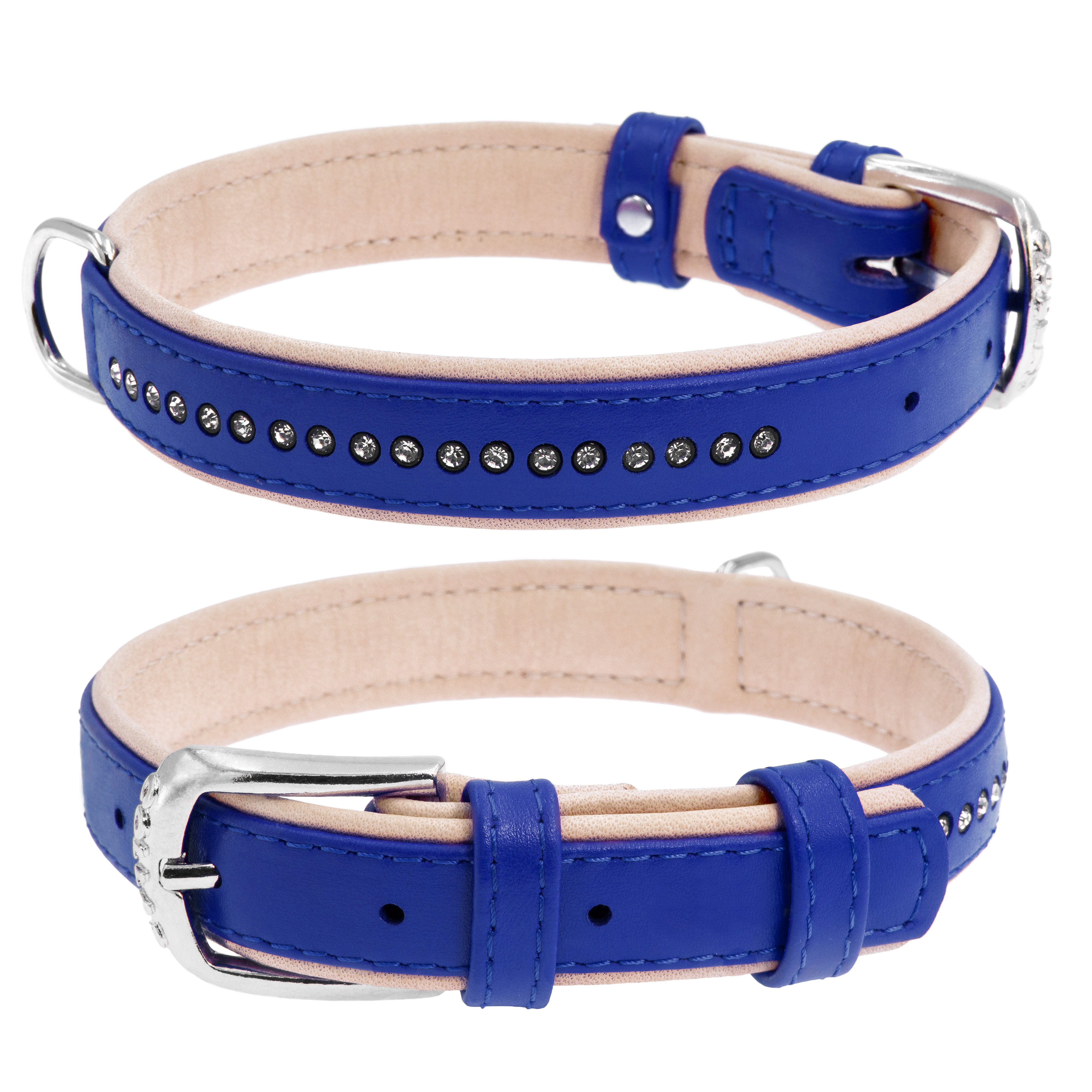 

Ошейник WAUDOG Glamour со стразами 30-39 см 20 мм Красный (38763)