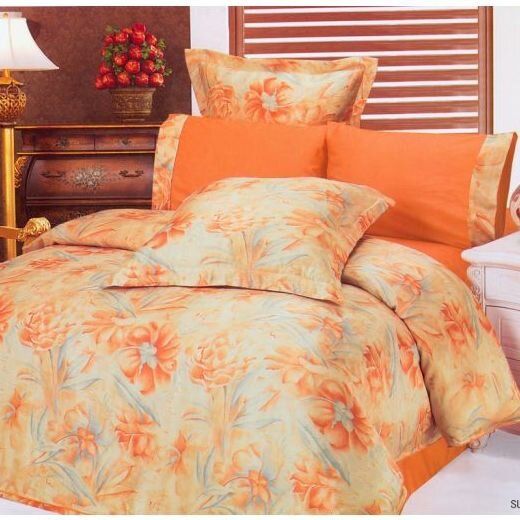

Постельное белье Le Vele SUMA ORANGE евро