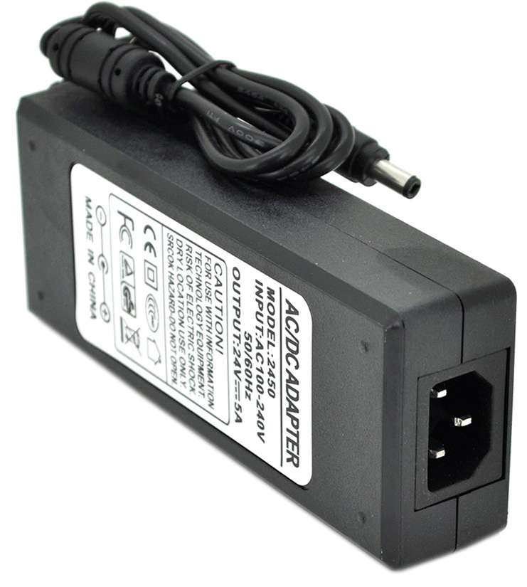 Импульсный адаптер питания Voltronic 24В 5А 120Вт (YM-2450) – низкие ...