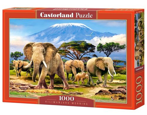 

Пазл Castorland Слоны у подножия Килиманджаро 1000 эл C-103188 121344