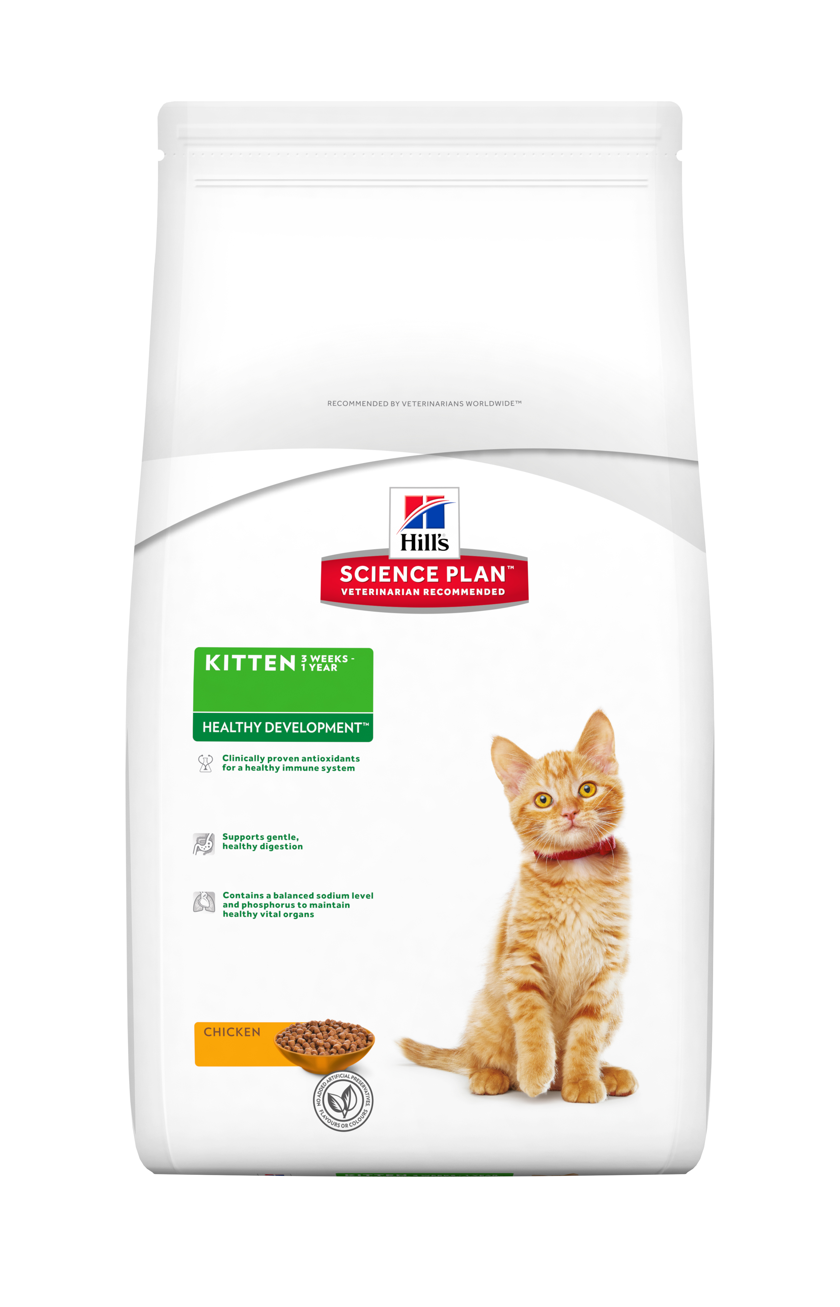 

Сухой корм Hill's Science Plan для котят с курицей 1,5 кг (7010496)