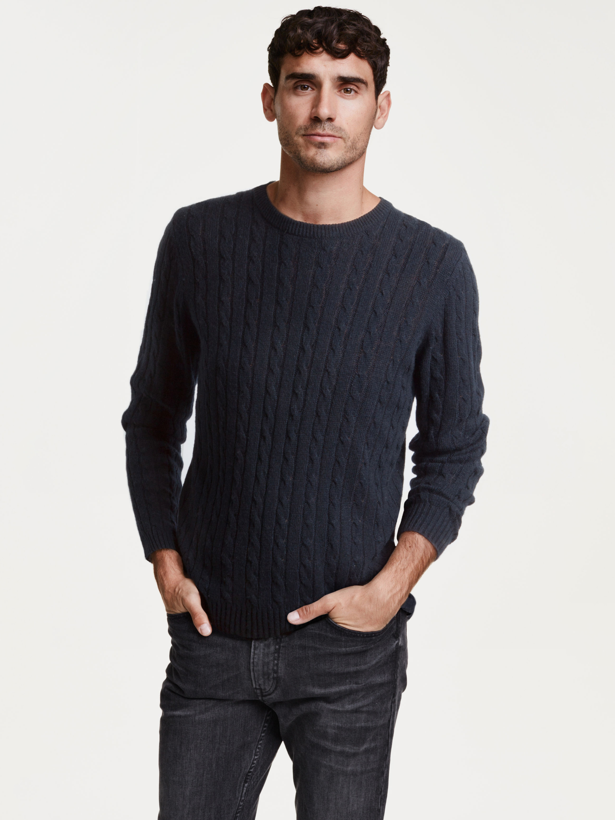 

Джемпер H& XAZ074309UXKU  Темно-синий, Джемпер H&M XAZ074309UXKU M Темно-синий