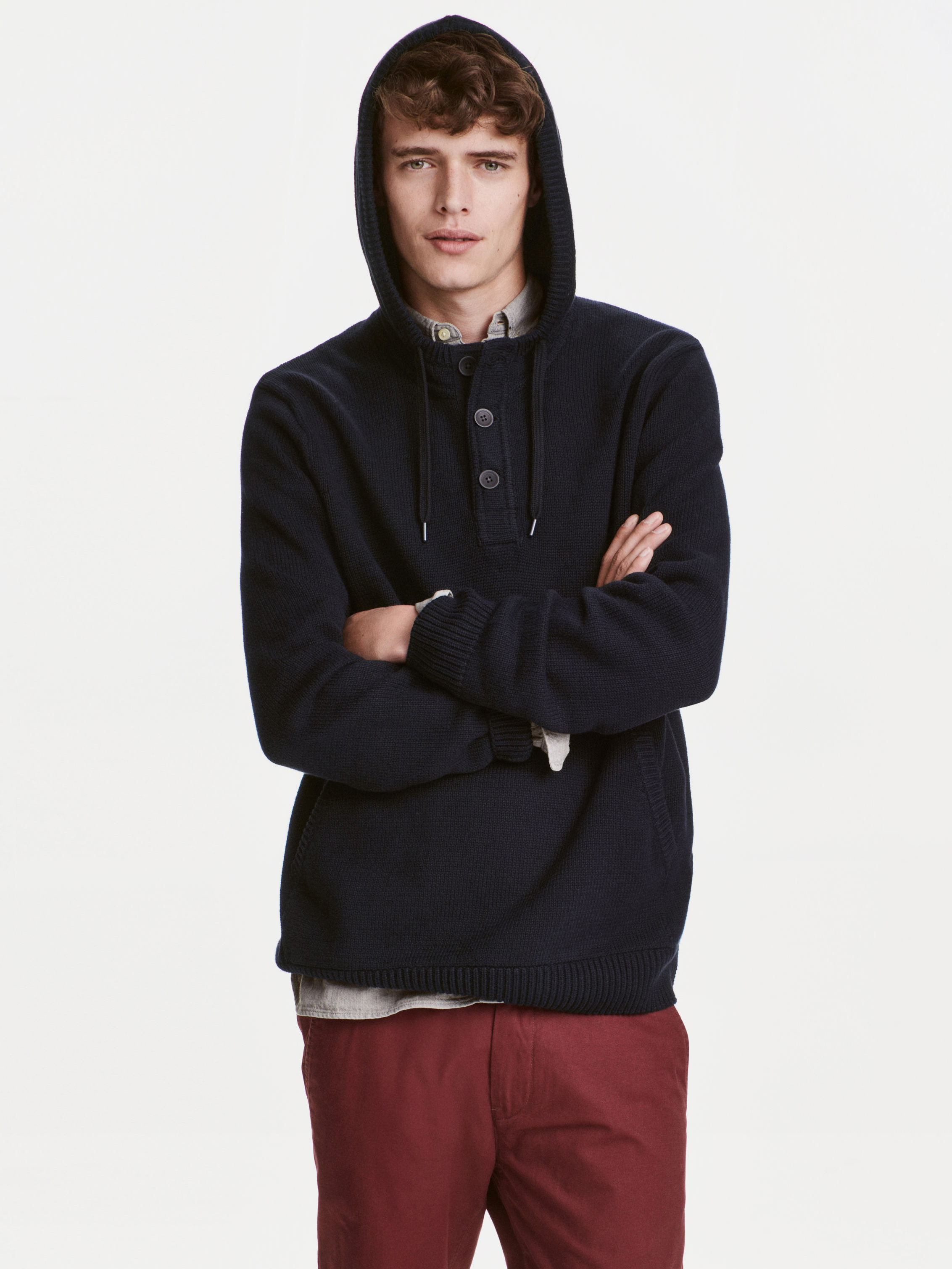 

Худи H&M L.O.G.G. XAZ103912GWCE S Темно-синее