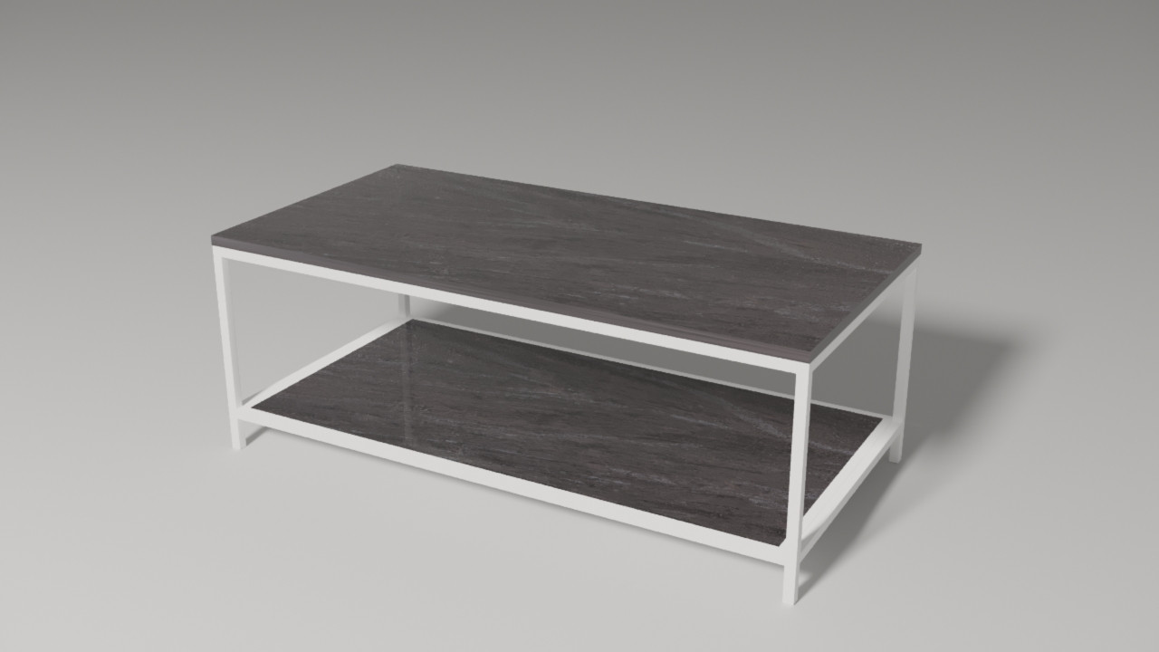 

Дизайнерский журнальный стол ДСП Неро Белый в стиле Лофт Loft Design RVL003-37 ()