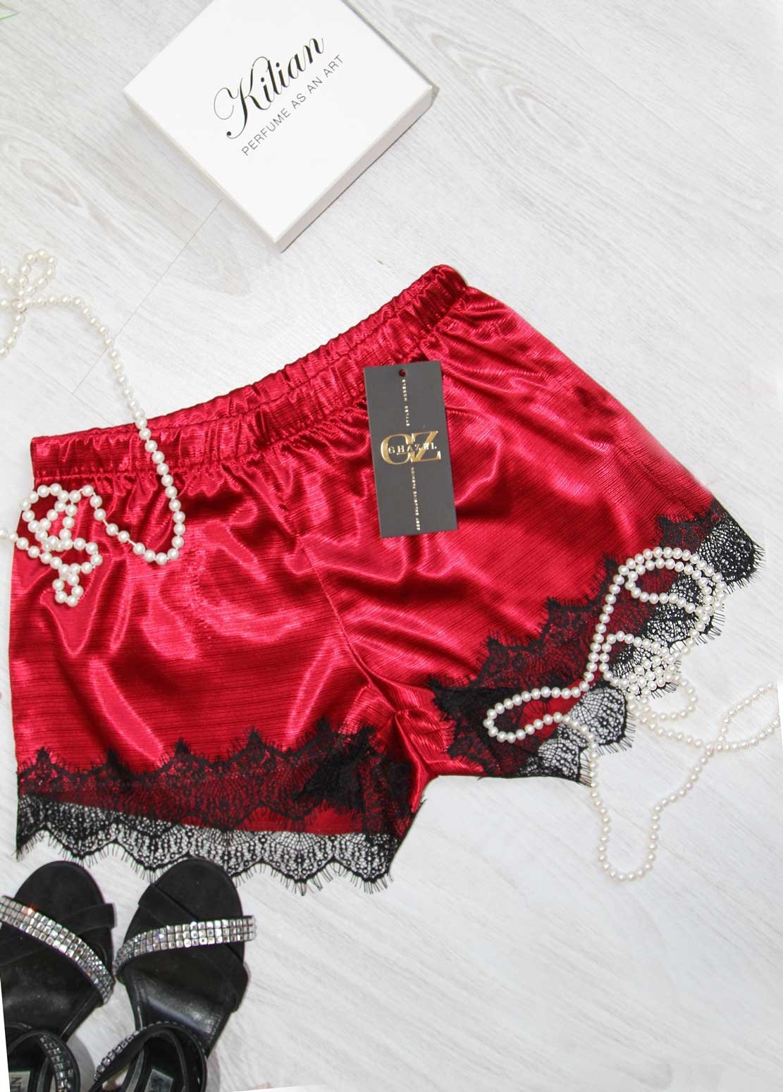 

Шортики Ghazel Маргарет  Красно-черные (13111-075, Шортики Ghazel Маргарет 46 Красно-черные (13111-075)