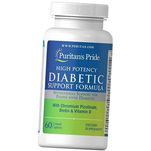 

Комплекс мультивитаминов для диабетиков, Diabetic Support Formula, Puritan's Pride 60каплет (36367225)