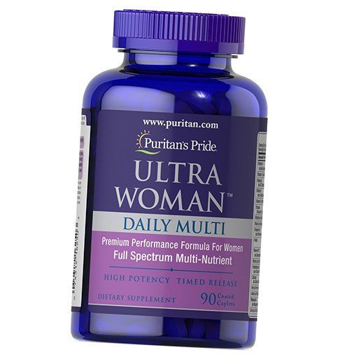 

Витамины для женщин, Ultra Woman Daily Multi, Puritan's Pride 180каплет (36367116)