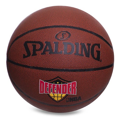 

Мяч баскетбольный Composite Leather Defender Brick 76030Z Spalding №7 Коричневый (57484005)