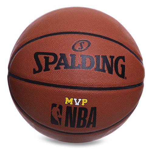 

Мяч баскетбольный Composite Leather NBA Mvp Brick All Surface 76281Z Spalding №7 Коричневый (57484008)