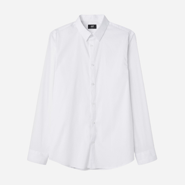 

Рубашка H&M XAZ247022RMWT  Белая, Рубашка H&M XAZ247022RMWT 2XL Белая