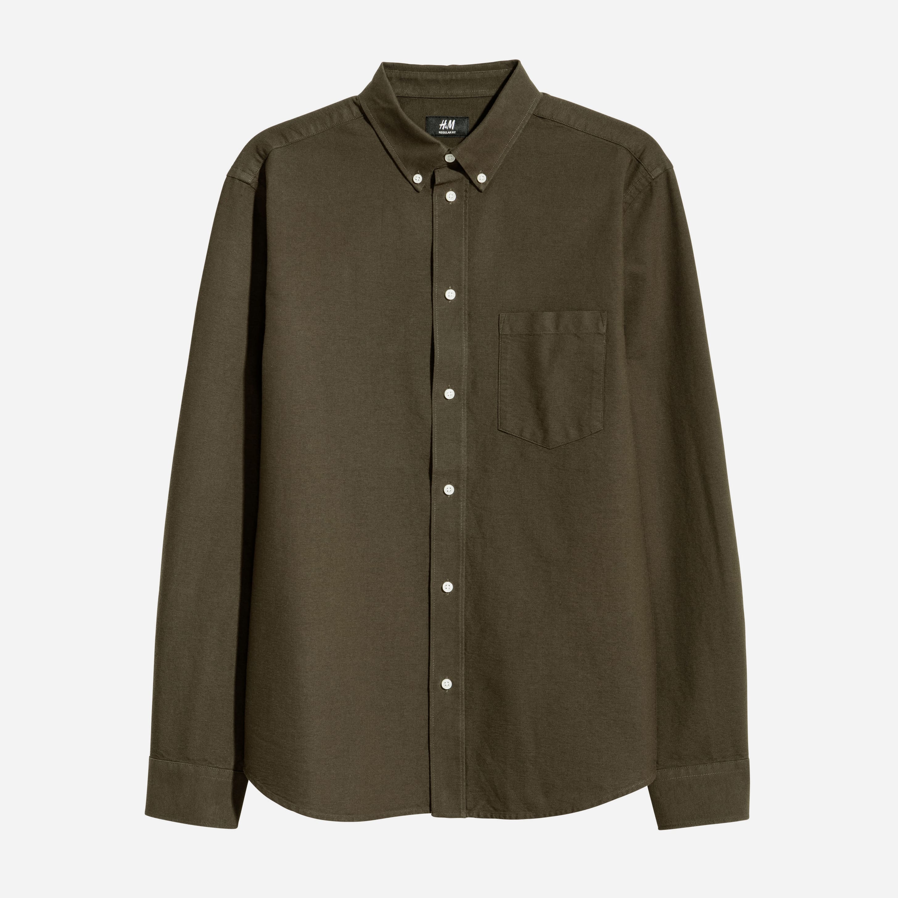 

Рубашка H&M XAZ100189KVKI  Болотная, Рубашка H&M XAZ100189KVKI XS Болотная