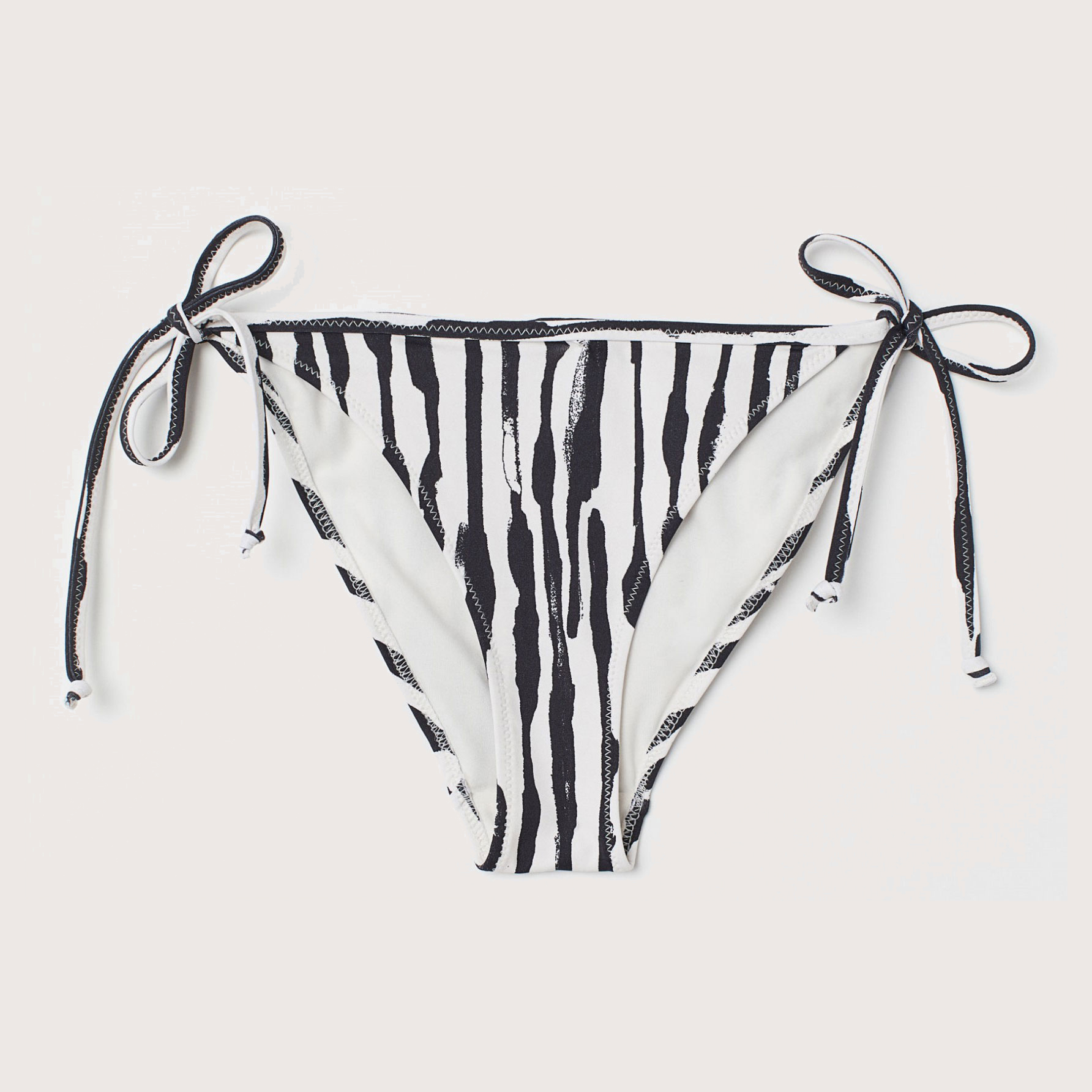 

Нижняя часть купальника H&M 7210089 36 Белая с черным