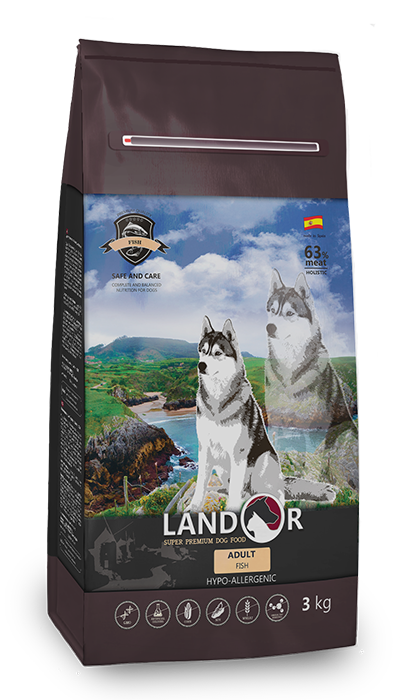 

Сухой корм Landor Adult Dog Fish для взрослых собак всех пород рыба 1 кг