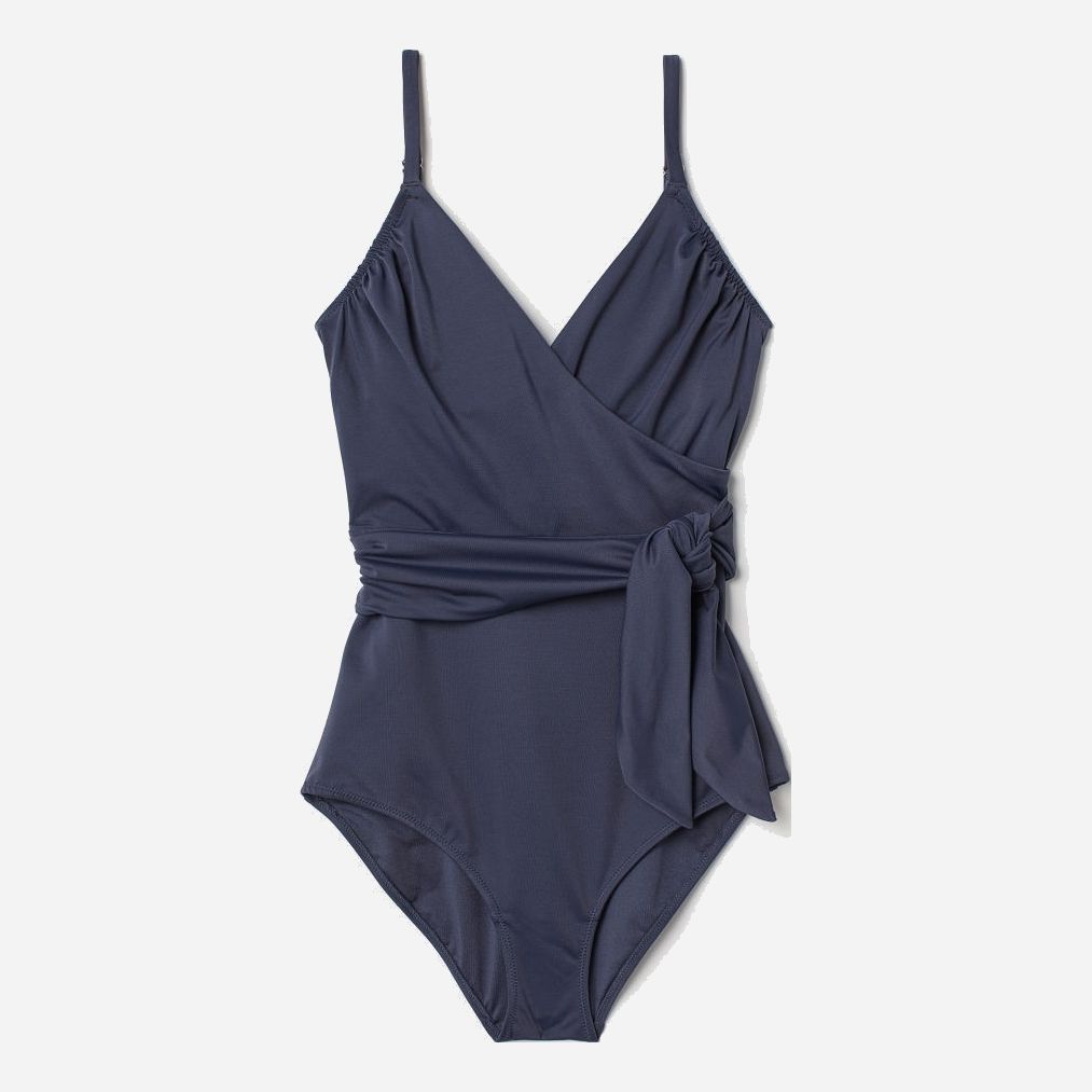 

Купальник женский слитный H&M 0689047-7 36 Синий