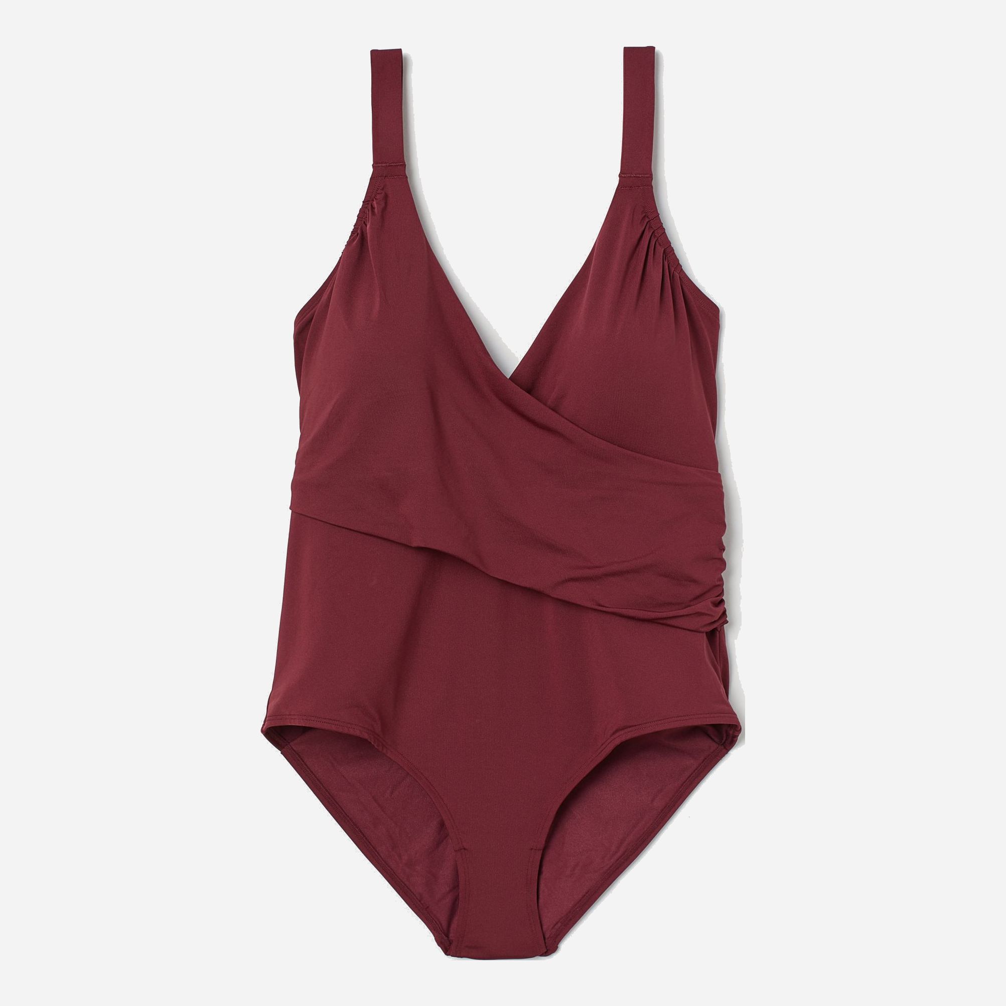 

Купальник слитный женский H&M 1812-7107660  Бордовый, Купальник слитный женский H&M 1812-7107660 44 Бордовый