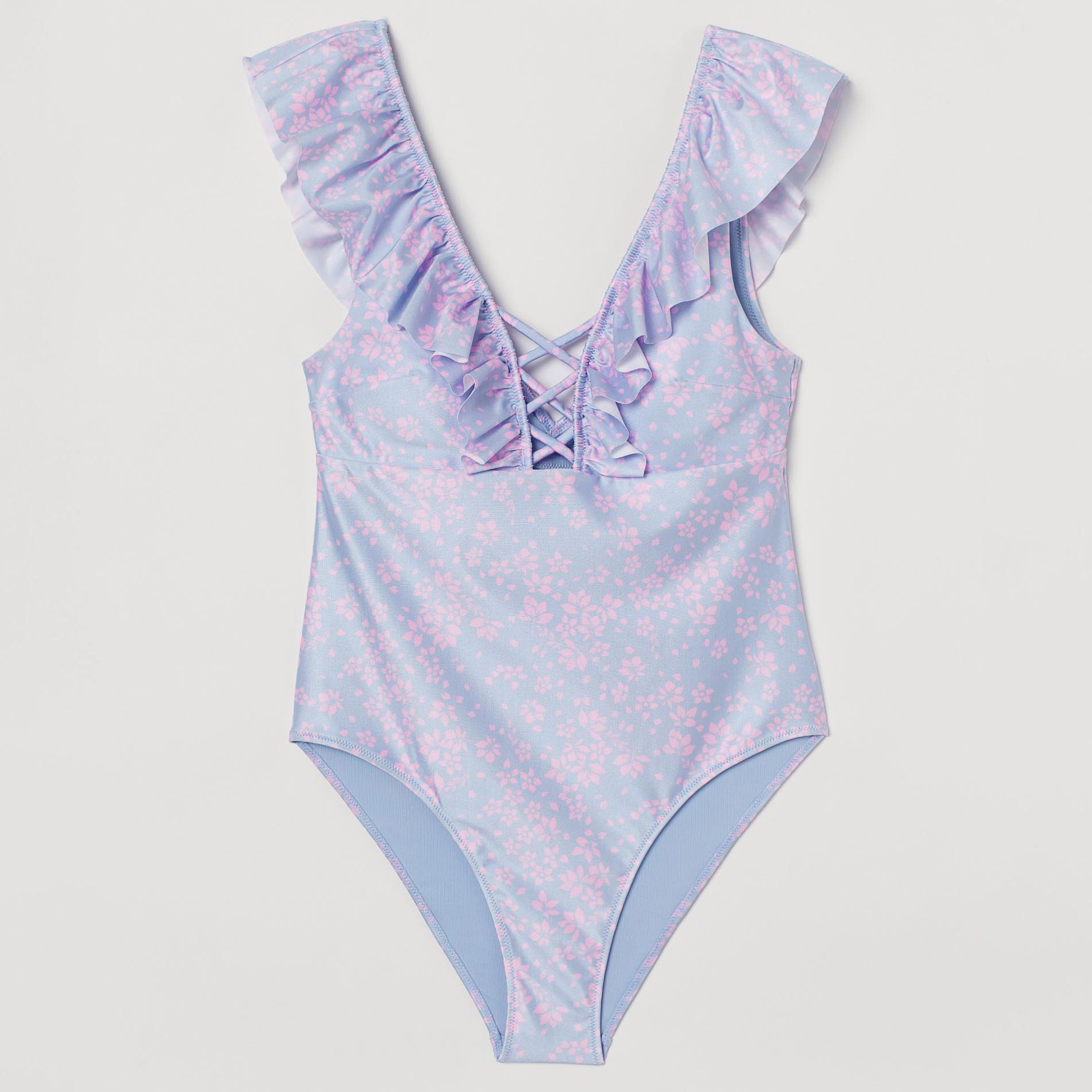 

Слитный купальник H&M 1105-8637511 38 Голубой