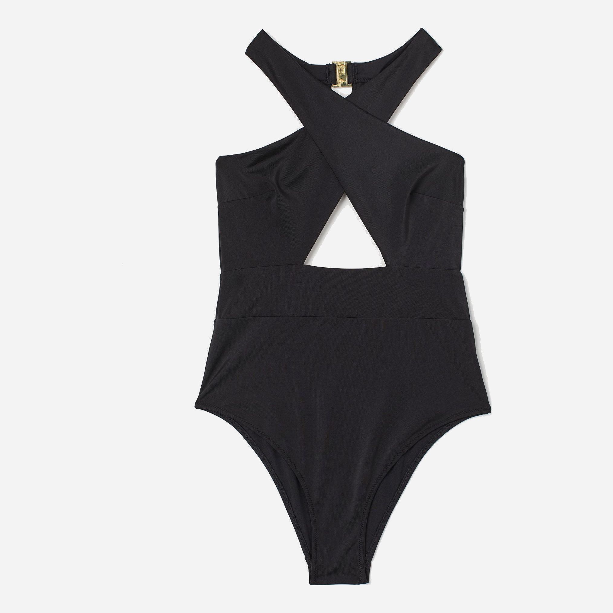 

Купальник слитный женский H&M 8229591-AAAD 42 Черный