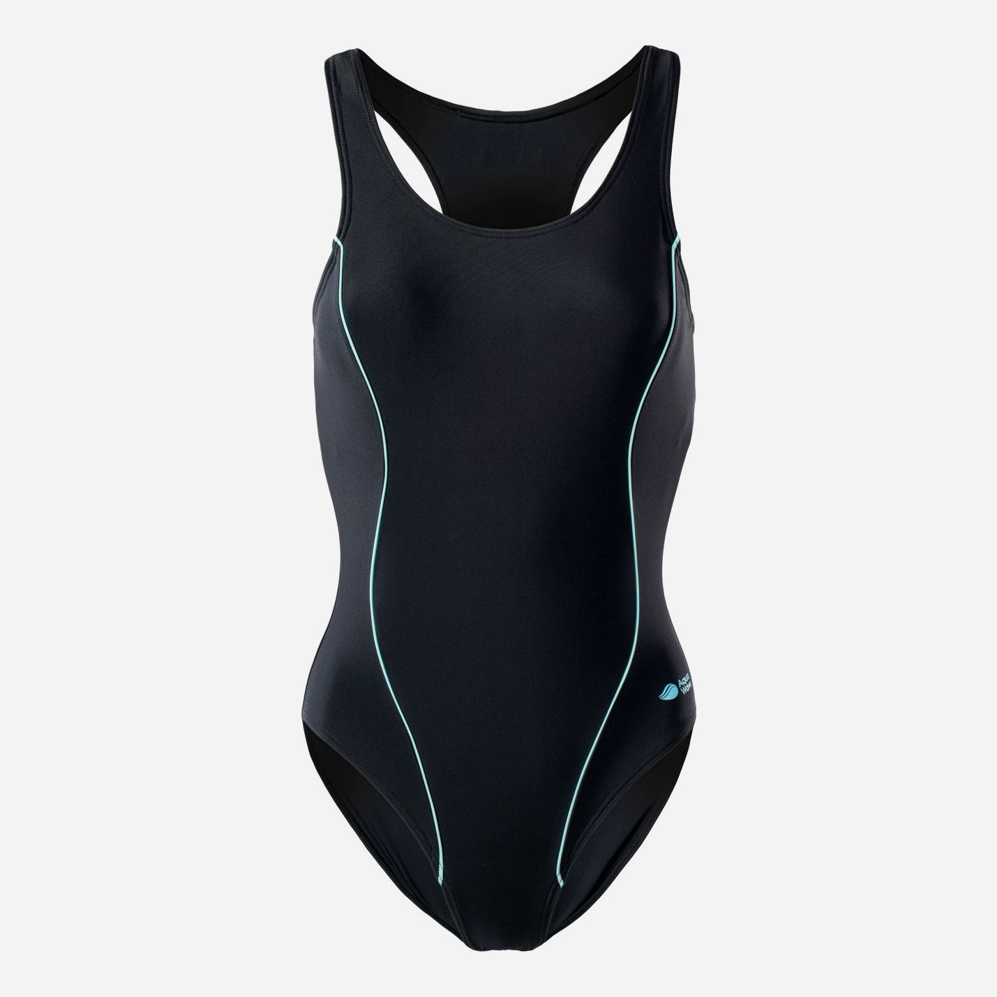 Суцільний купальник жіночий AquaWave Abra Wmns M Black/Aqua Splash від Rozetka на платформі USKIDKA Акція на Суцільний купальник жіночий AquaWave Abra Wmns M Black/Aqua Splash від Rozetka