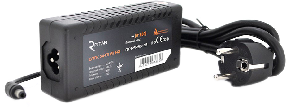 

Импульсный адаптер питания Ritar 48В 2А 96Вт (RTPSP 96-48)
