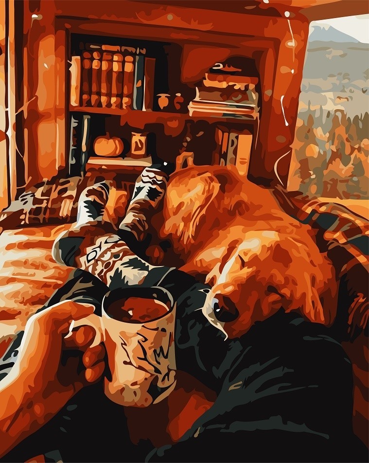 

Картина по номерам ArtStory Вечер с другом 40х50 см (AS0736)