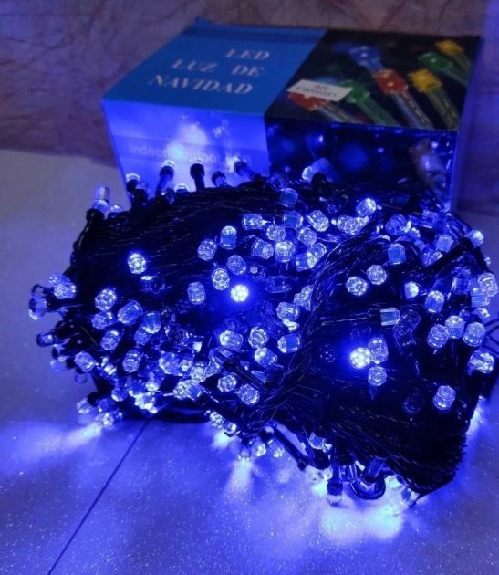 

Светодиодная Led Гирлянда (Синий, 500 LED 40м, черный)