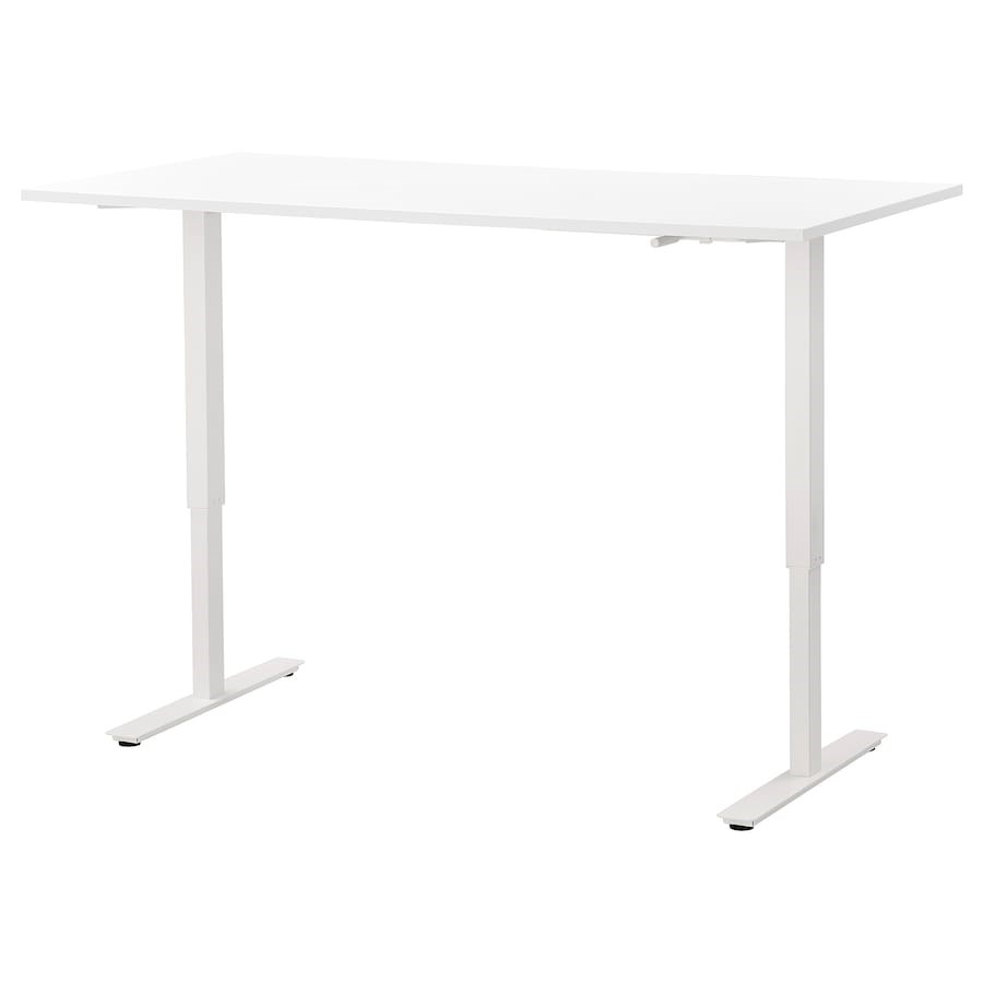 

Стіл з регулюванням висоти IKEA SKARSTA / TROTTEN 160x80 см білий (894.779.61)