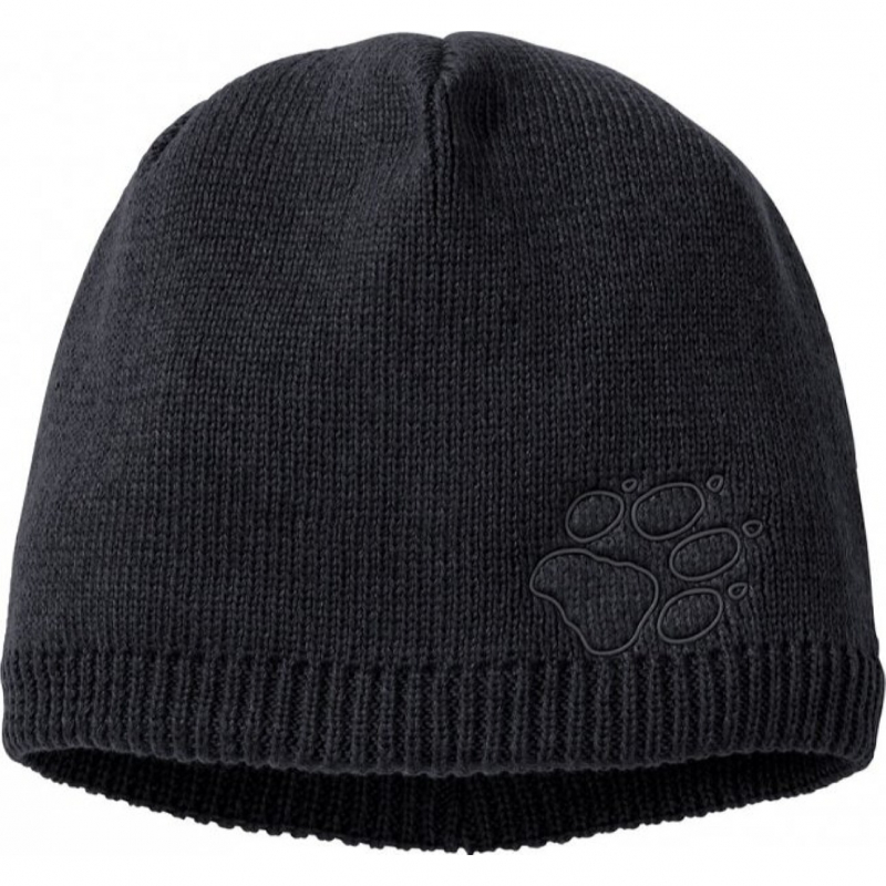 

Шапка Jack Wolfskin Stormlock Paw Cap 1908721 M, чорний