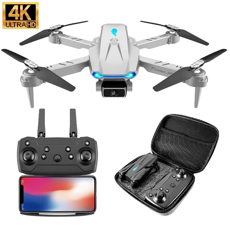 

Квадрокоптер Drone S89 с Камерой Складной Корпус 20 минут полет 4K камера + сумка кейс