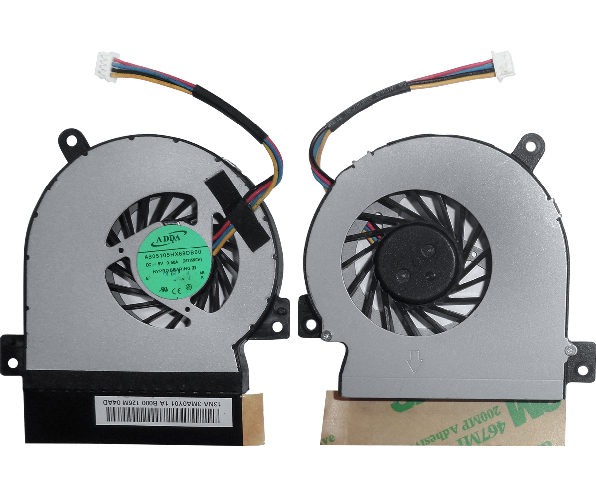 

Вентилятор Asus Eee PC 1215 1215T 1215P 1215N 1215B 1215TL Original 4 pin (KSB0505HB AC77)