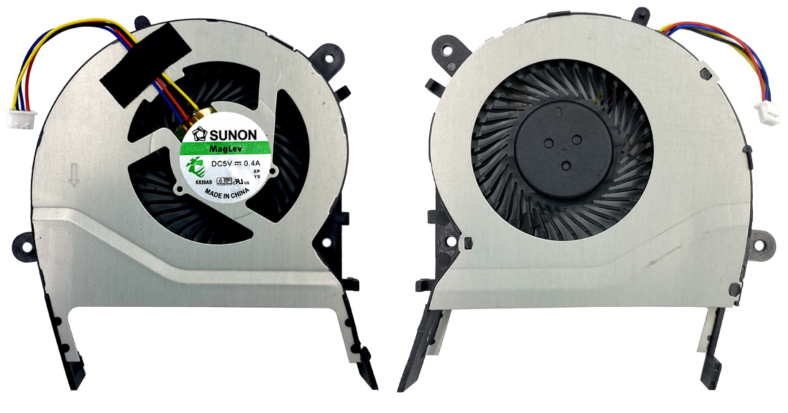 

Вентилятор Asus A455LD A455L K455 X455LD X455CC Y483L Y483 W419LD A555L K555 X555LA 4pin (KSB0605HBA03 A01)