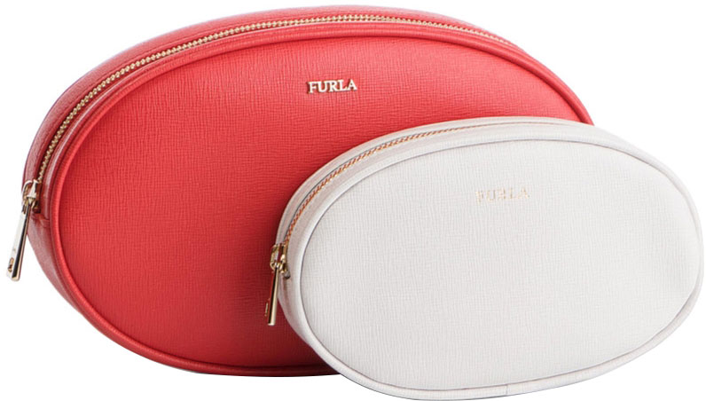 

Набор косметичек Furla Electra L Beauty Case Set 1006692 Красно-белый