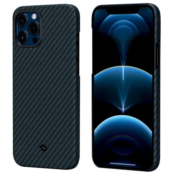 

Чехол Pitaka MagEZ Case Twill для Apple iPhone 12 Pro Max - Black / Blue