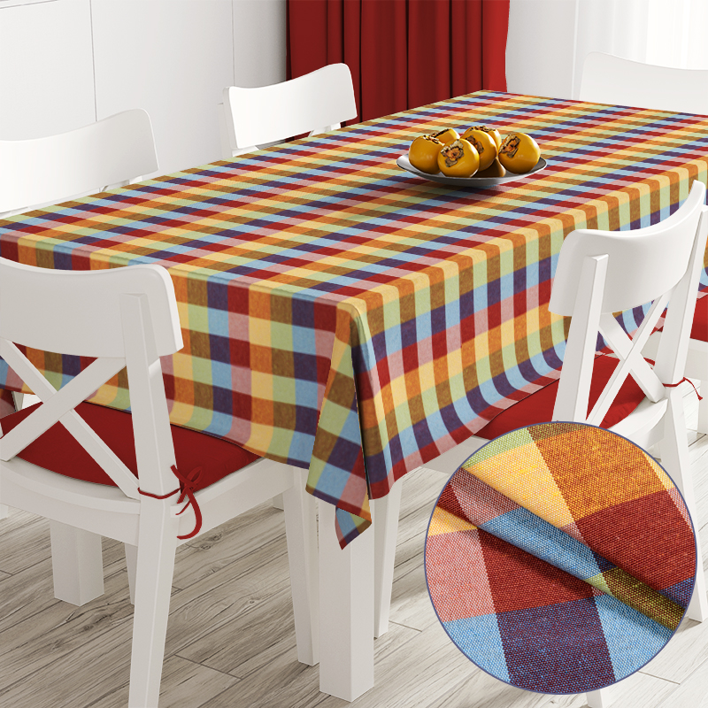

Скатерть в клетку Time Textile Marissa Color 3 см Разноцветный TT108032 140x280